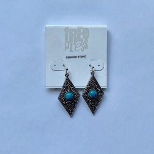 Silver earrings